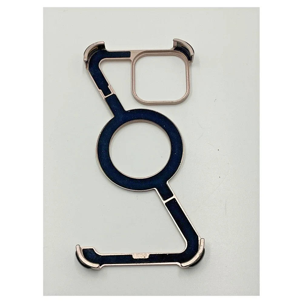 OATSBASF Minimalist Armor Bumper for iPhone 16 Pro Max Rose Gold‎